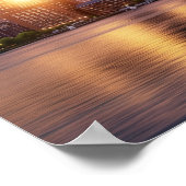Boston Sunset Poster (Ecke)