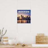 Boston Sunset Poster (Küche)