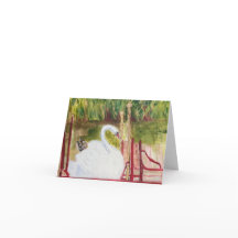 Boston Swan Boat Card