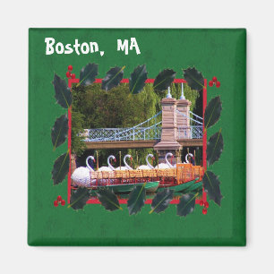 Boston Swan Boats - Gute Ferien Magnet