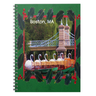 Boston Swan Boats - Gute Ferien Notizblock