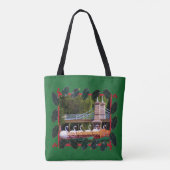 Boston Swan Boats Happy Holidays Tasche (Rückseite)
