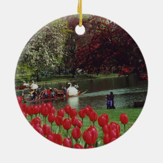 Boston Swan Boats Ornament (Hinten)