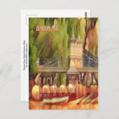 Boston Swan Boats Summer Filter Postkarte (Vorne/Hinten)