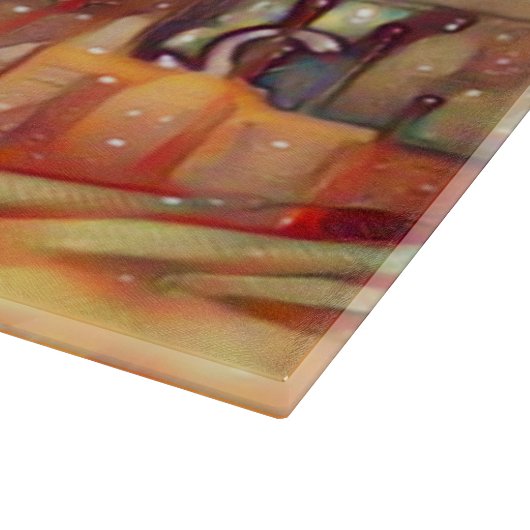 Boston Swan Boats Summer Filter Schneidebrett (Ecke)