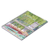 Boston Swan Boote in Stift und Tinte Notizblock (Linke Seite)