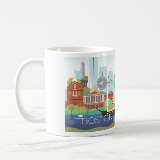 Boston-Tasse Kaffeetasse (Links)
