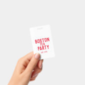 Boston Tea Party Abzeichen Ausweis (Handheld)
