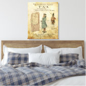 Boston Tea Party Patriotische Ode auf Leinwand (Insitu (Schlafzimmer))