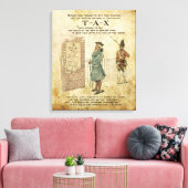 Boston Tea Party Patriotische Ode auf Leinwand (Insitu (Wohnzimmer))