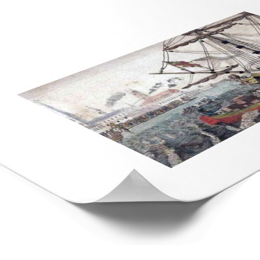 Boston Tea Party Poster (Ecke)