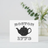 Boston Tea Party Postkarte (Stehend Vorderseite)