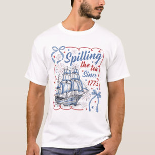 Boston Tea Party Verbreitet den Klatsch seit 1773 T-Shirt