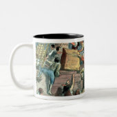 Boston-Tee-Party, am 16. Dezember 1773 Zweifarbige Tasse (Links)