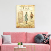 Boston Tee Party Patriotic Ode verpackte Leinwand (Insitu (Wohnzimmer))