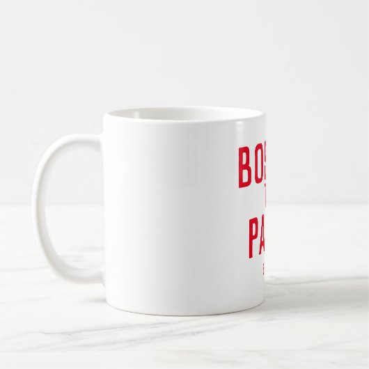 Boston-Tee-Party-Tasse Kaffeetasse (Links)
