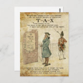 Boston Tee Party Unabhängigkeitstag Postkarte (Vorne/Hinten)