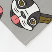 Boston-Terrier #15 Fleecedecke (Ecke)