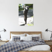 Boston Terrier 2 Leinwanddruck (Insitu (Schlafzimmer))
