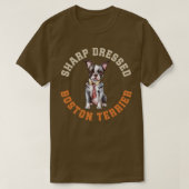 Boston Terrier 4 T-Shirt (Design vorne)