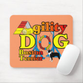 Boston Terrier Agility Geschenke Mousepad (Mit Mouse)