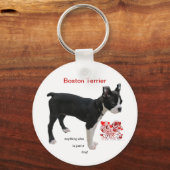 Boston Terrier Alles andere ist nur ein Hund Schlüsselanhänger (Vorderseite)