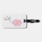 Boston Terrier and Balloons Gepäckanhänger (Rückseite horizontal)