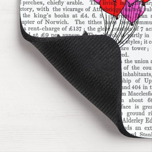 Boston Terrier and Balloons Mousepad (Ecke)