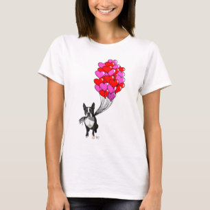 Boston Terrier and Balloons T-Shirt