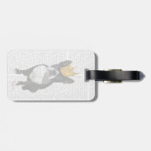 Boston Terrier and Crown Gepäckanhänger (Rückseite horizontal)