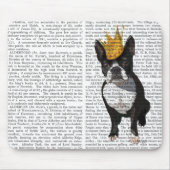 Boston Terrier and Crown Mousepad (Vorne)
