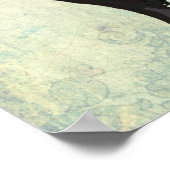 Boston Terrier and Crown Poster (Ecke)