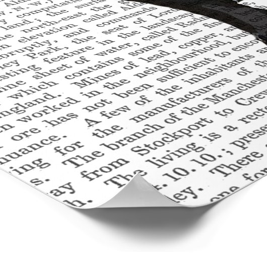 Boston Terrier and Crown Poster (Ecke)