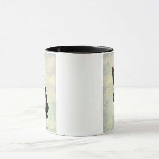 Boston Terrier and Crown Tasse (Zentrum)