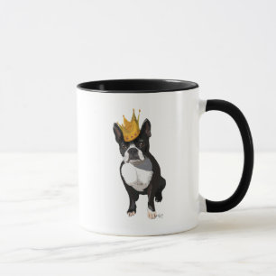 Boston Terrier and Crown Tasse
