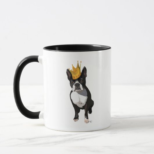 Boston Terrier and Crown Tasse (Links)