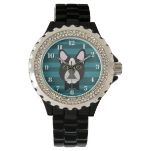 Boston Terrier Armbanduhr