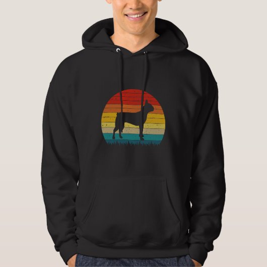 Boston Terrier Art Boston Terrier Liebe Boston Te Hoodie (Vorderseite)