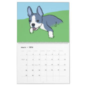 Boston Terrier Art Kalender 2020 (Mär 2026)