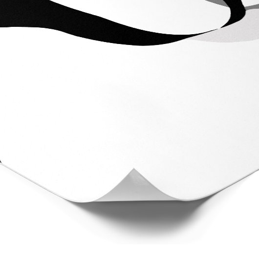 Boston Terrier Art Poster (Ecke)