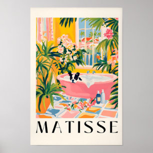 Boston Terrier Ästhetik Poster, Hunde Druck, Lusti Poster