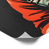 Boston Terrier Astronaut Poster, Boston Terrier Poster (Ecke)