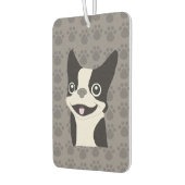 Boston Terrier Autolufterfrischer (Links)