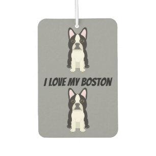 Boston Terrier Autolufterfrischer