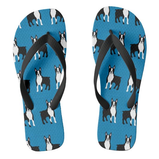 Boston Terrier Badesandalen (Fußbett)