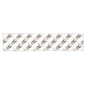 Boston Terrier Bah Humbug Kurzer Tischläufer (Horizontal)