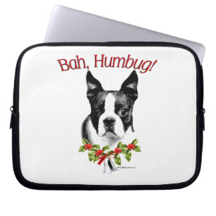 Boston Terrier Bah Humbug Laptopschutzhülle