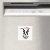 Boston Terrier Bah Humbug Magnet (In Situ (Geschirrspüler))