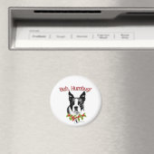 Boston Terrier Bah Humbug Magnet (In Situ (Geschirrspüler))