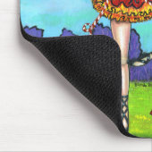 Boston Terrier Ballet Ballerina Fairy Big Eyes Mousepad (Ecke)